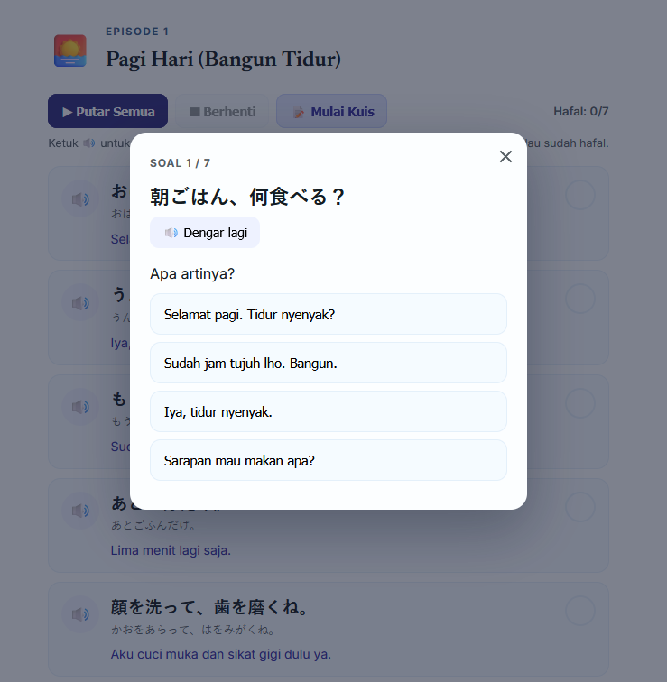 Tiru suara natural, biar lancar ngomong. 3